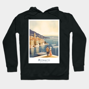 Monaco Romance in Art Deco Style Hoodie